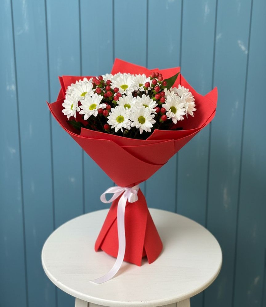 Букет цветов из: Хризантемы в Бытошь