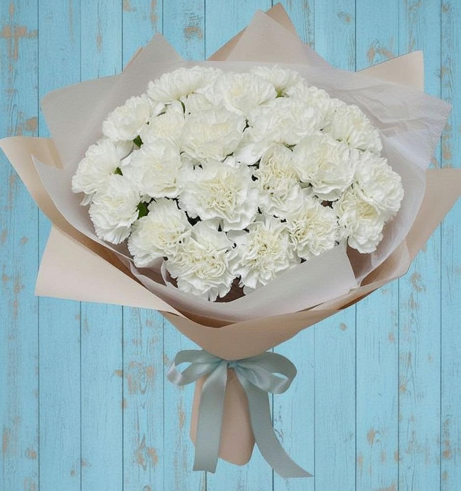 Букет цветов из: Гвоздики в Бытошь