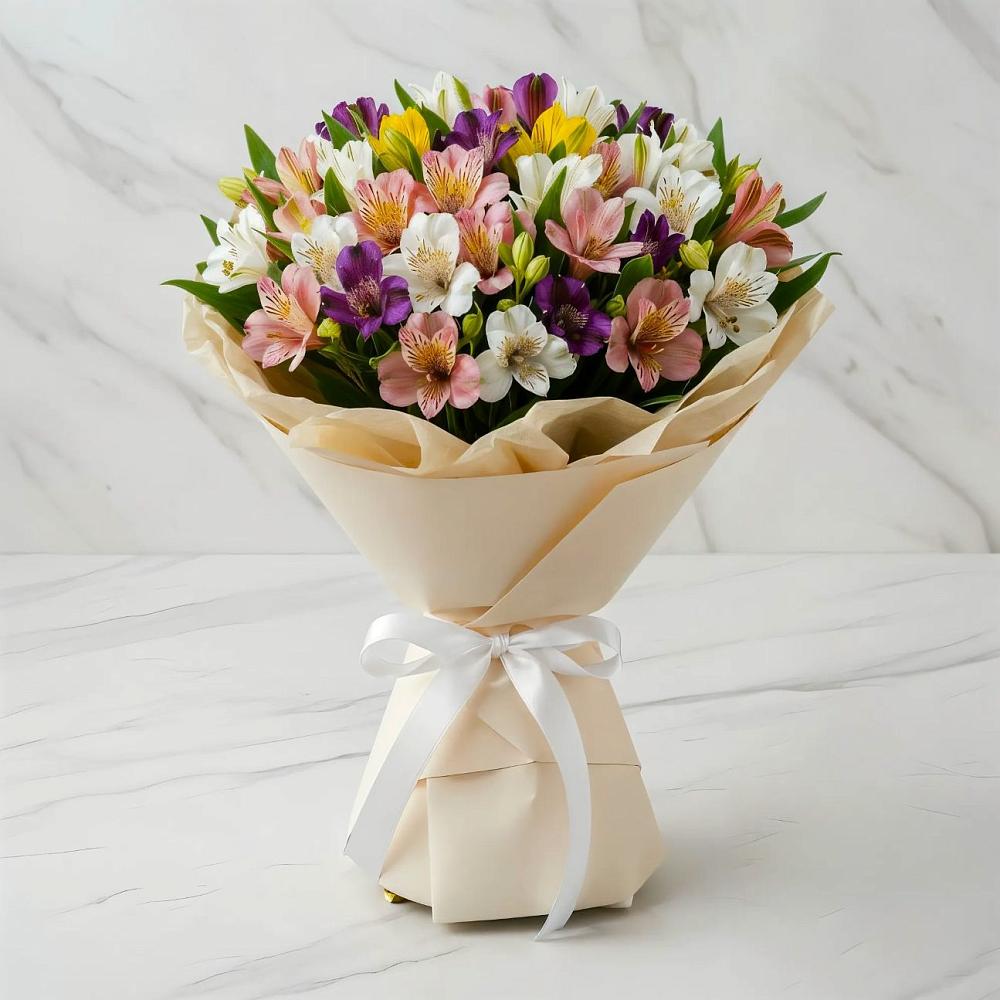 Букет цветов из: Альстромерии в Бытошь