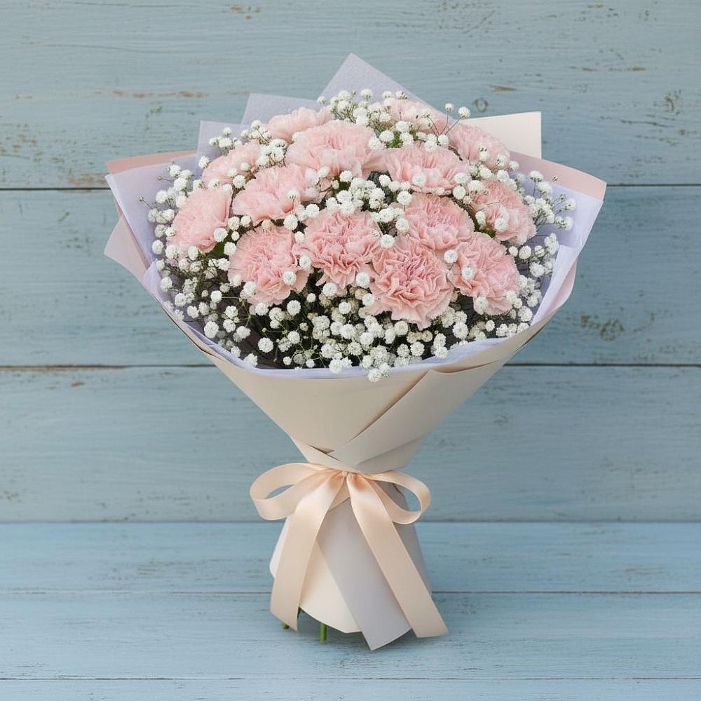 Букет цветов из: Гвоздики в Бытошь