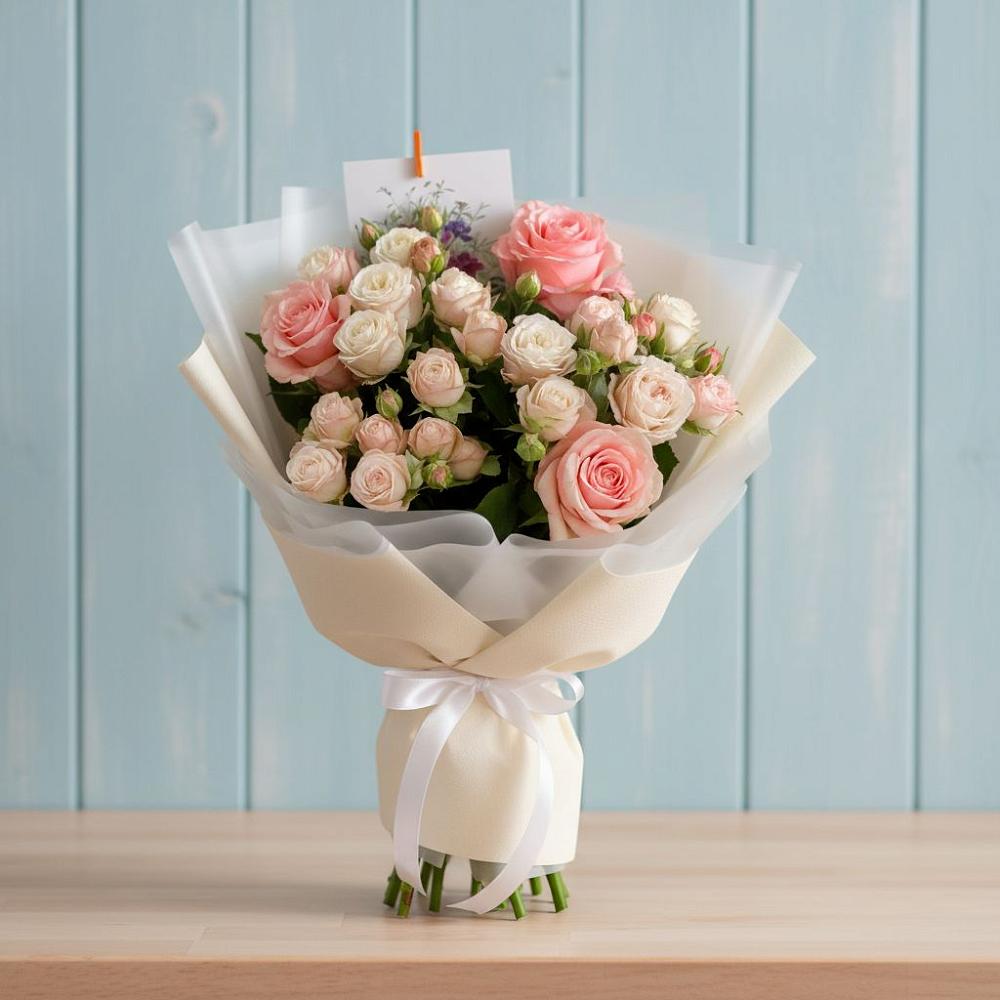 Букет цветов из: Розы в Бытошь