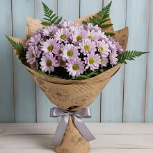 Букет цветов из:  Хризантемы #REPLACE_PRED# Бытошь