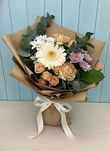 Букет цветов из:  Герберы и Хризантемы в Бытошь