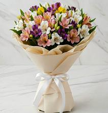 Букет цветов из:  Альстромерии #REPLACE_PRED# Бытошь