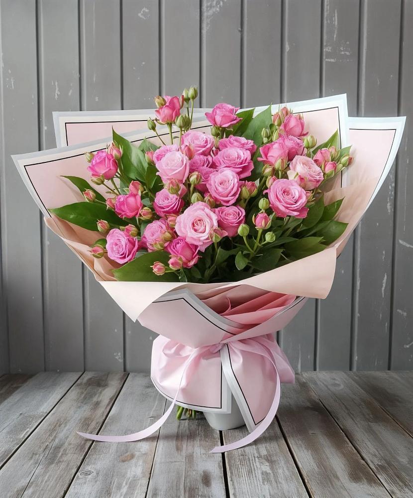 Букет Розовый кустик в Бытошь