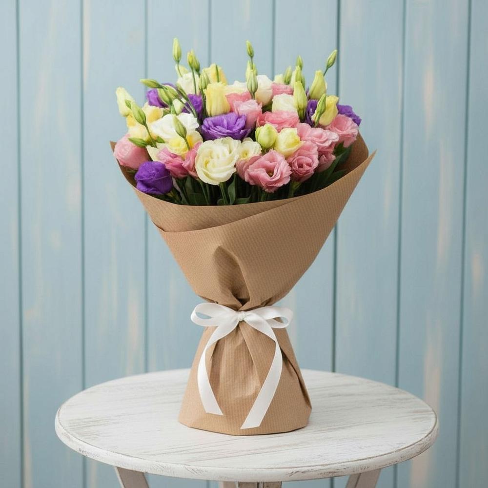 Букет цветов из: Лизиантусы в Бытошь