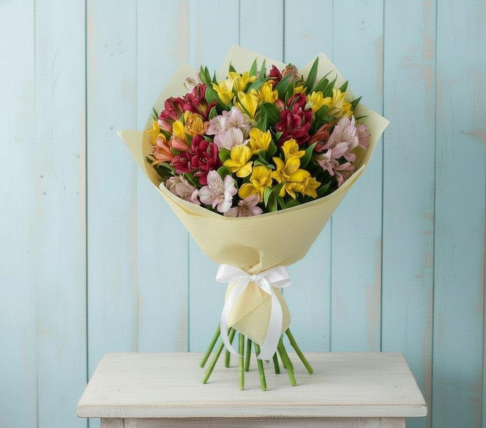 Букет цветов из: Альстромерии в Бытошь