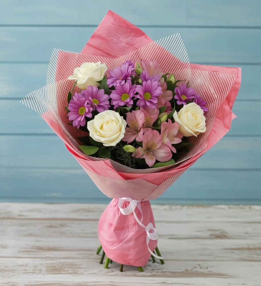 Букет цветов из: Герберы в Бытошь