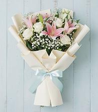 Букет цветов из:  Лилии в Бытошь