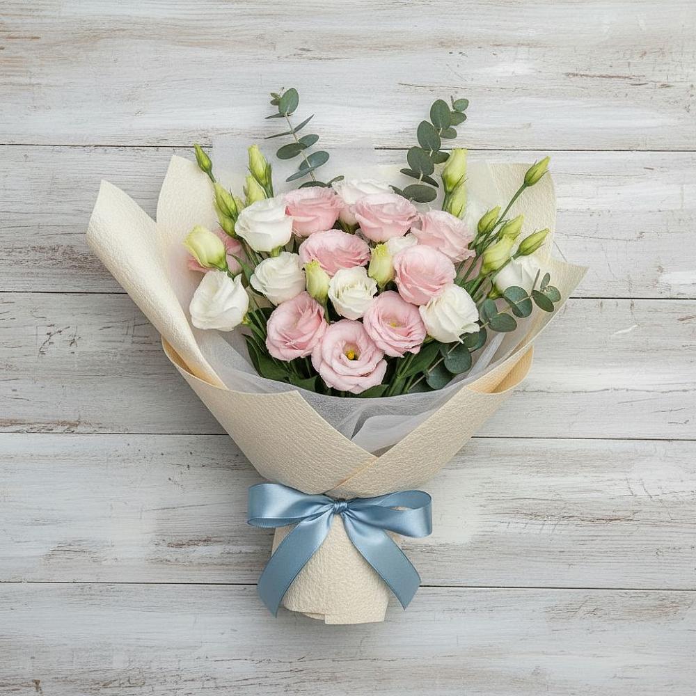 Букет цветов из: Лизиантусы в Бытошь